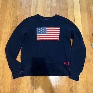 Ralph lauren American flag sweater